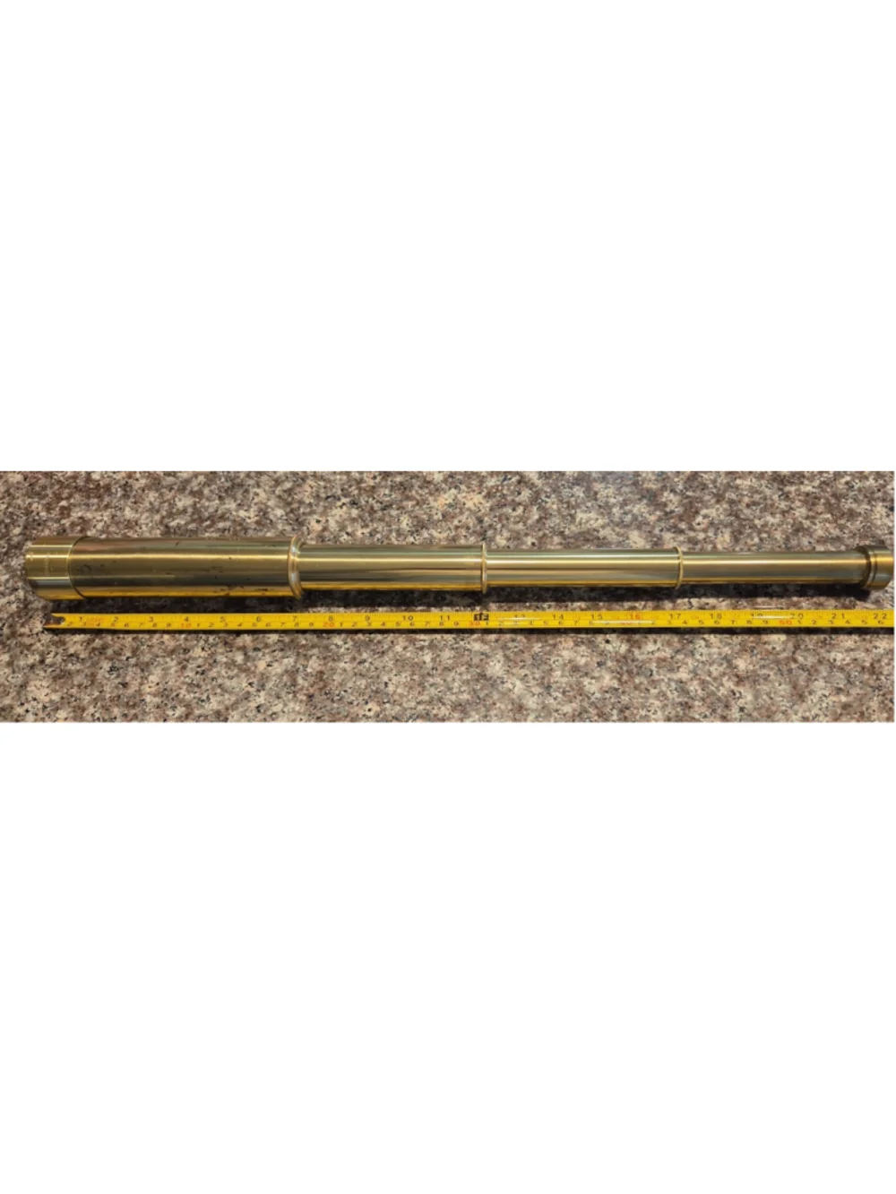 Vintage 1985-1986 Halley’s Comet Brass Telescope Spyglass 30x40mm 22